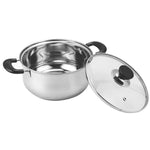 Soup Pots Saucepan Pans kitchen cooking induction gas universal boilers brew cookware double single handle pots