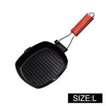 Carbon Steel Non-stick 20-28 CM Frying Pan Skillet Saucepan Multi Purpose Steak Pancake Pizza Kitchen&Dining Cookware