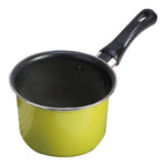 Non Stick Milk Pan Saucepan Pot Tea Coffee Plastic Handle Kitchen Utensil Sugar Melting Pot (Green)