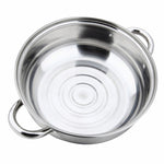 3 Tier Stainless Steel Steamer   Cookware 24cm Saucepan Pot